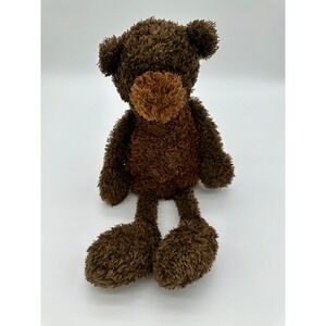 Manhattan Toy Plush Bear Vintage 2001 Shaggy Mop Brown 15"